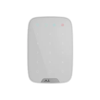 Ajax KeyPad bezvadu skārienjutīgā tastatūra balta