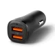 Spigen Essential EV302 auto lādētājs 2-Port 30W, melns