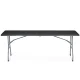 Plonos 440101 saliekams dārza un banketu galds 244 cm, melns