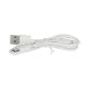 USB lampiņa, lasīšanas gaisma ar klipsi, Balta | Clip-On Reading Light