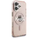 Karl Lagerfeld IML Choupette Sketch MagSafe vāciņš iPhone 16, rozā