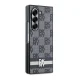 DKNY vāciņš Samsung Galaxy Z Fold 6 Checkered Pattern Printed Stripes, melns