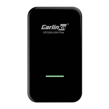 Carlinkit CPC200-U2W Plus bezvadu Apple CarPlay adapteris, melns