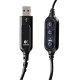 Logitech 960 USB datora austiņas ar mikrofonu, melnas