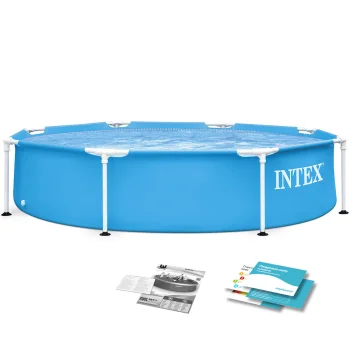 Apaļais karkasa baseins Intex Metal Frame 28205, 244 x 51 cm