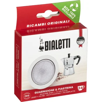 Bialetti 0800039 rezerves blīve un filtrs (4 tasītēm)