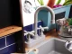 Bērnu Rotaļu Spēļu MDF Koka Virtuves Iekārta Komplekts ar Piederumiem LOFT, 96cm | Kids Toy Wooden Kitchen With...