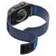 Spigen Athlex Air 2 siksniņa Apple Watch 44 / 45 / 46 / 49 mm pulkstenim, tumši zila