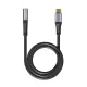 Orico AXC-02 USB-C uz 3.5 mm audio kabelis pāreja 50 cm, melns