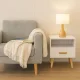 Moderni naktsgaldiņi ModernHome, komplekts 2 gab., balti