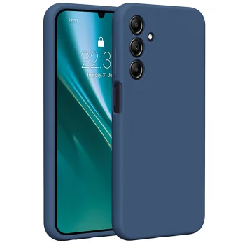 Silikona vāciņš Etteri Samsung Galaxy A25 5G (Global), tumši zils