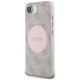 Guess 4G Circle Classic Logo MagSafe vāciņš Apple iPhone 16e Rozā