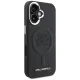 Karl Lagerfeld Initial & Metal Logo MagSafe vāciņš iPhone 16, melns