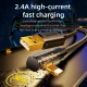 Joyroom S-UL012A6 USB-A - Lightning kabelis 2.4A 1.2m, zils