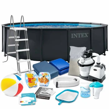 Karkasa baseins Intex 26326 ar smilšu sūkni un piederumiem, 488 x 122 cm