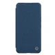 Atverams vāciņš Nillkin Qin Cloth Pro Case priekš iPhone 14 Plus ar kameras aizvaru, zils