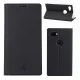 Google Pixel 3a VILI DMX Cross Texture Leather Wallet Cover Case, Black | Vāks Maciņš Maks Grāmatiņa Apvalks