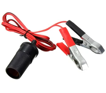 Akumulatora adapteris uz 12V automašīnas aizdedzinātāja ligzdu ar spailēm