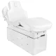 Kosmētiskā gulta, masāžas kušete ar apsildāmo AZZURRO KRYSTAL 370-3, balta | Cosmetic bed, massage couch with...
