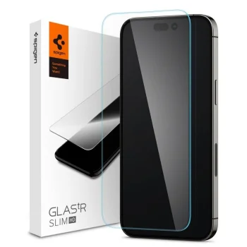 Spigen Glas.tR Slim rūdītais aizsargstikls iPhone 14 Pro Max