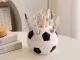 Galda organizators futbola bumbas formā, 9 cm, melns