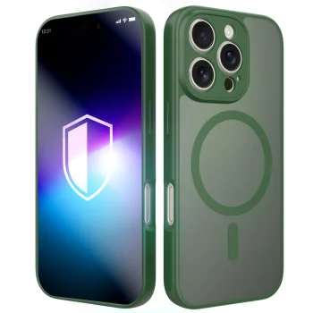 Telefona vāciņš 3mk Misty MagCase, iPhone 16 Pro, MagSafe, zaļš