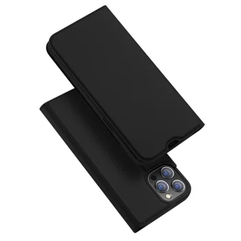 Dux Ducis Skin Pro atverams vāciņš maciņš grāmatiņa iPhone 13 Pro, melns