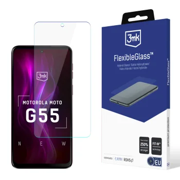 3Mk Protection FlexibleGlass hibrīda aizsargstikls Motorola Moto G55 5G