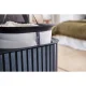 Joseph Joseph Tota Twin Luxe veļas grozs 90 l ar nodalījumiem, melns