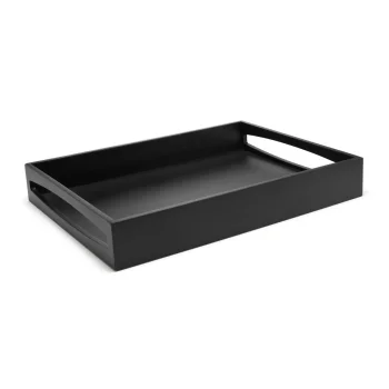 Koka paplāte Leopold Vienna LV618000 40x30x6 cm ar rokturiem, melna