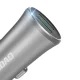 Dudao R6S viedais auto lādētājs 2x USB 3.4A, Sudraba