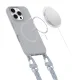 Tech-Protect iPhone 16 Pro vāciņš MagNecklace MagSafe ar aukliņu, pelēks