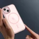 Tech-Protect iPhone 15 vāciņš MagMat MagSafe, caurspīdīgi rozā
