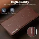 Samsung Galaxy A55 ( SM-A556B/DS ) LC.IMEEKE PU Leather Wallet Protective Book Case Cover, Brown | Telefona Vāciņš...