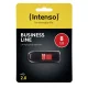 USB zibatmiņa Intenso Business Line 8 GB USB 2.0, melna/sarkana