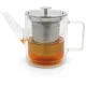 Bredemeijer San Remo 165024 dubultsienu stikla tējkanna ar filtru, 1 l