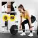 4FIZJO ādas treniņu siksnas vilkmei Deadlift Straps, brūnas