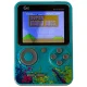 Pārnēsājama mini retro spēļu konsole ar 500 spēlēm, zila