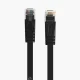 Orico PUG-C7B CAT7 10Gbps RJ45 plakanais tīkla kabelis 8m, Melns