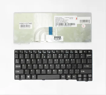 Acer Aspire One A110 / A150 / D150 / D250 klaviatūra, melna