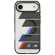 Vāciņš iPhone Air BMW M IML Metal Buttons Tricolor Lines MagSafe, pelēks