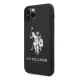 Apple iPhone 11 Pro Max 6.5\'\' US Polo Silicone Collection Case Cover (USHCN65SLHRBK), Black | Telefona Maciņš Vāks...
