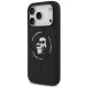 Karl Lagerfeld Silicone Karl&Choupette Ring MagSafe vāciņš iPhone 18 Pro Max / 17 Pro Max, melns