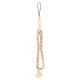 Guess Chain Metal 4G Charm tālruņa piekariņš, rozā