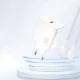Dudao A27P 30W PD GaN USB-C tīkla lādētājs, balts