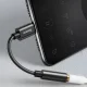 Baseus USB-C uz 3.5 mm AUX MiniJack Adapteris Kabelis Vads, Melns | Baseus USB-C to 3.5 mm Female Adapter