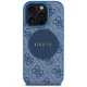 Guess 4G Circle Classic Logo MagSafe vāciņš iPhone 16 Pro, zils