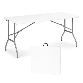 Saliekams dārza un banketu galds MultiGarden 153x70 cm, balts