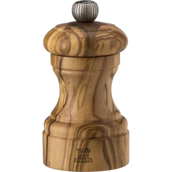 Peugeot Bistro piparu dzirnaviņas 10 cm, olīvkoks, gaiši brūnas