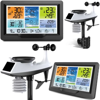 Berdsen BD-905 bezvadu meteoroloģiskā stacija, grafīta